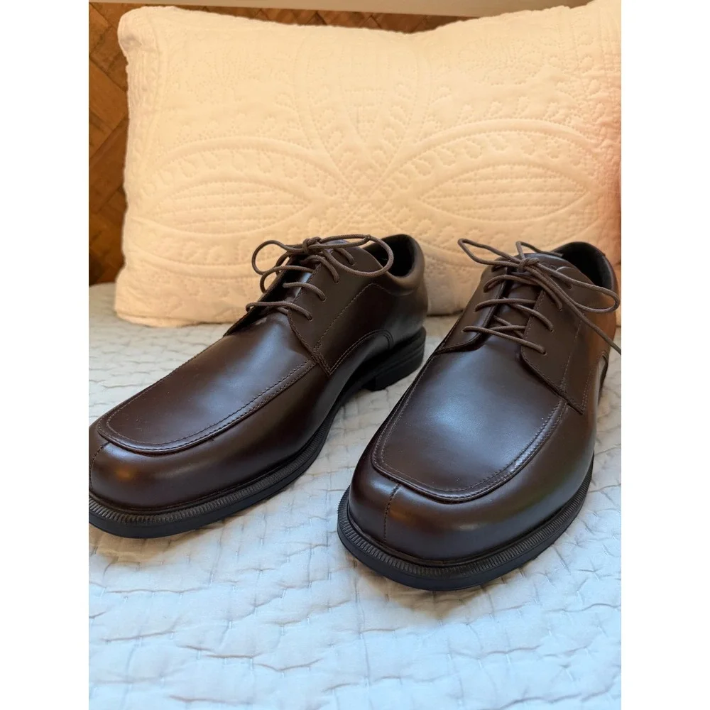 Rockport Adiprene by adidas Men's Size 11 Brown Leather Shoes New Without Box